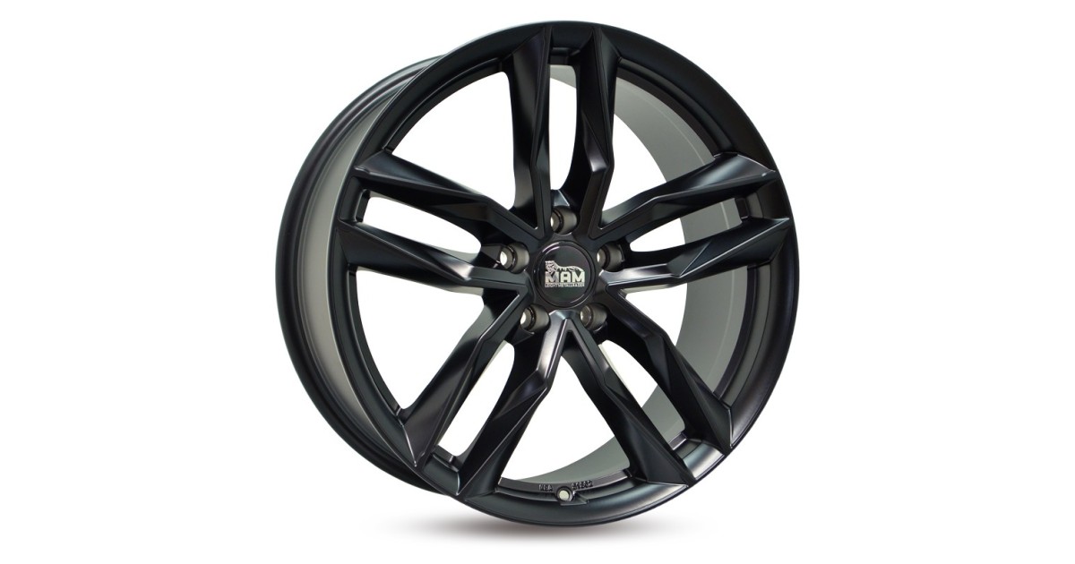 MAM RS3 Matt black painted 8,x18 5/108 ET45 , Alésage 72,6