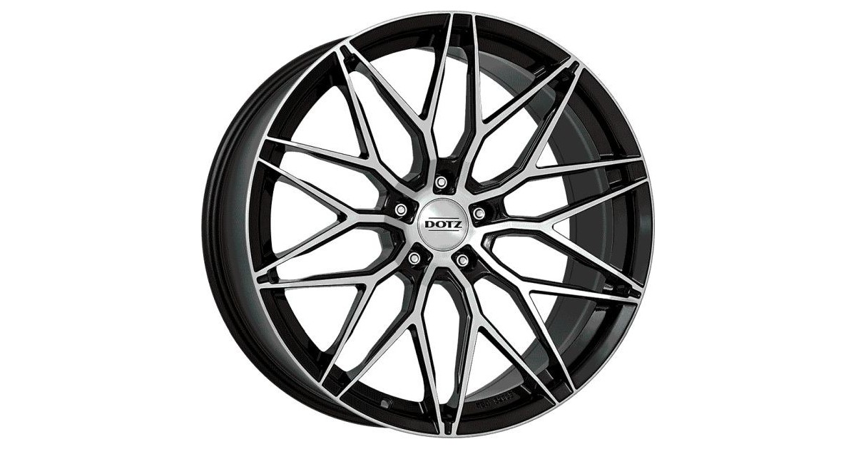 Jante ALU, Dotz SUZUKA/BPF/ET35 BLACK/POLISHED FRONT, 9X20 5/112 ET35, Alésage 70.10