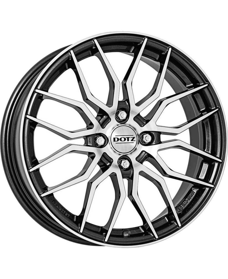 Jante ALU, Dotz LIMEROCK/GMP/47 GUNMETAL POLISHED, 7X17 4/108 ET47, Alésage 63.40