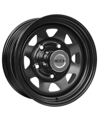Jante Acier Dotz DAKAR Black, 7X16 6/139.7 ET33, Alésage 100.1