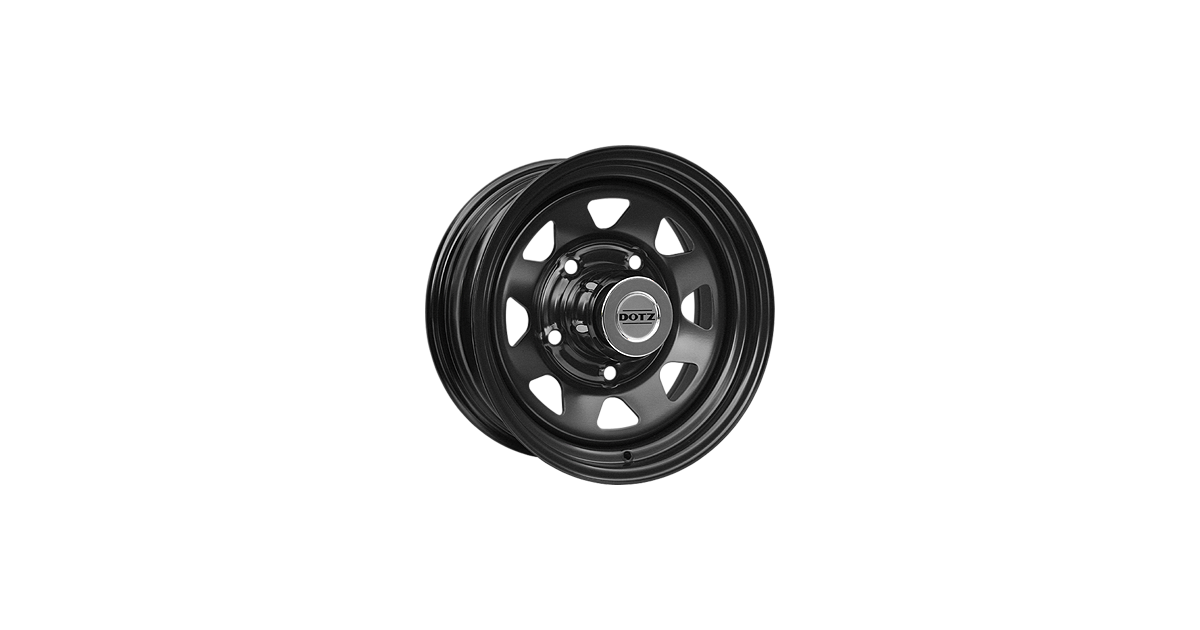 Jante Acier Dotz DAKAR Black, 7X16 6/139.7 ET33, Alésage 100.1