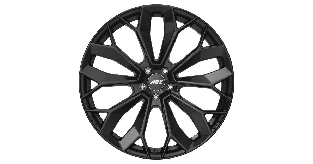 Jante Alu AEZ 9,5x21 5x120 ET40 AEZ Leipzig black, Alésage 74.10