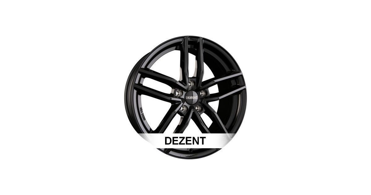 Jante ALU, Dezent TR/SW/ET42 Black, 7X17 5/112 ET42, Alésage 66.60