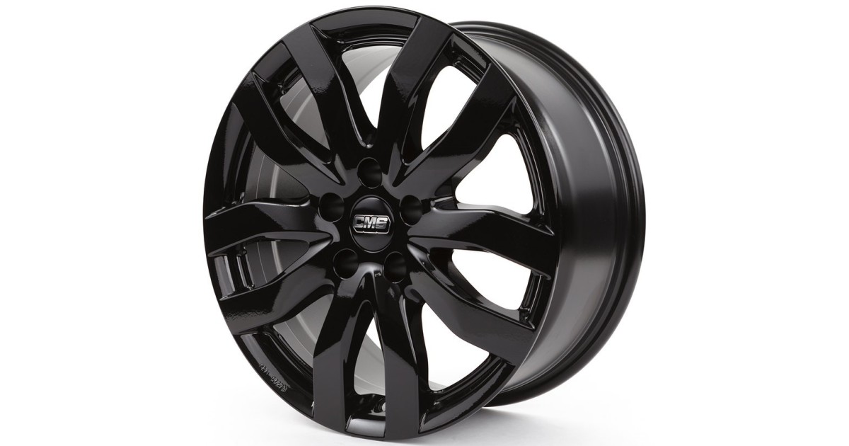 Jante ALU, CMS C22 Noir Brillant, 6X15 5/100 ET45, Alésage 54.1