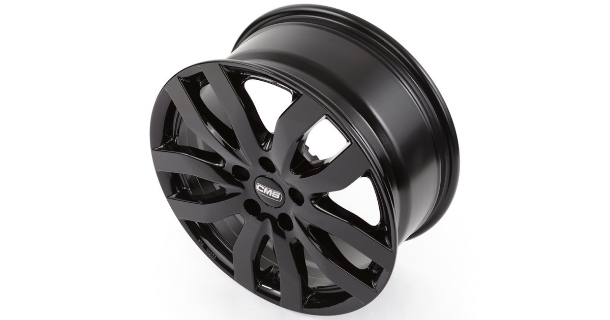 Jante ALU, CMS C22 Noir Brillant, 6X15 5/100 ET45, Alésage 54.1
