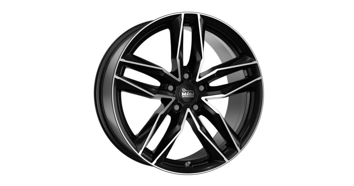 MAM RS3 BLACK FRONT POLISH 8,5x19 5/112 ET45 Alésage 66,6