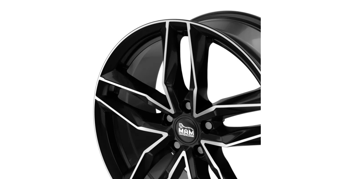 MAM RS3 BLACK FRONT POLISH 8,5x19 5/112 ET45 Alésage 66,6
