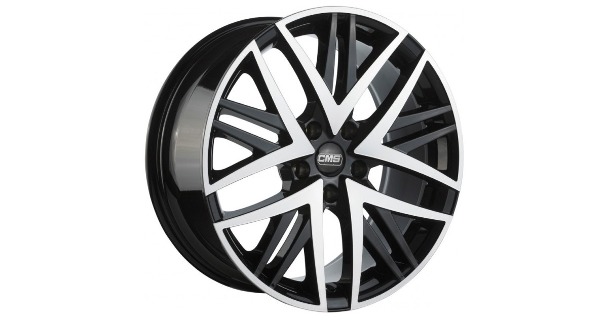 Jante ALU, CMS B1 Diamant Noir Brillant, 8X19 5/112 ET50, Alésage 57.1