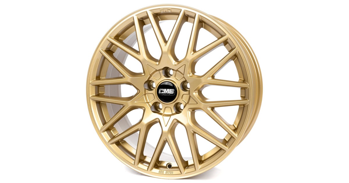CMS 8x19 5/112 ET38 C25 Complete GOLD Gloss ,alésage 66.6(5)