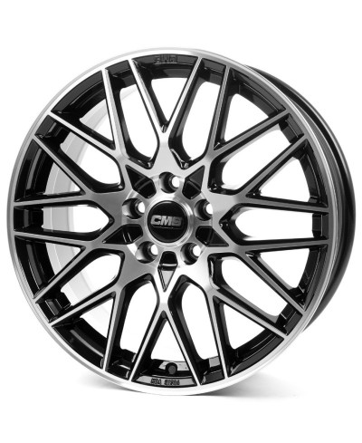 Jante ALU, CMS C25 Diamant Noir Brillant, 8X19 5/ 114.3 ET40, Alésage 67.1