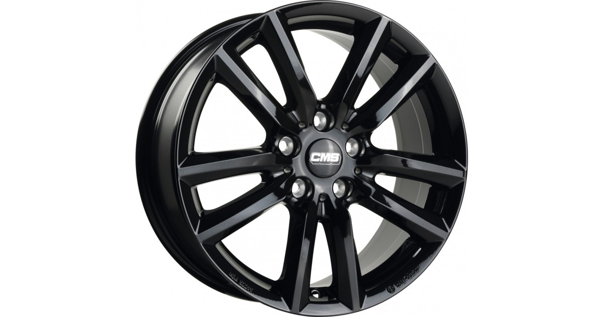 CMS 7,5x19 5/114,3  ET53 C27 Complete Black Gloss ,alésage 67.1(2)