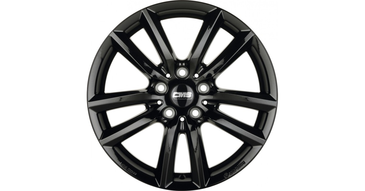 Jante ALU, CMS C27 Noir Brillant, 7.5X19 5/114.3 ET53, Alésage 67.2