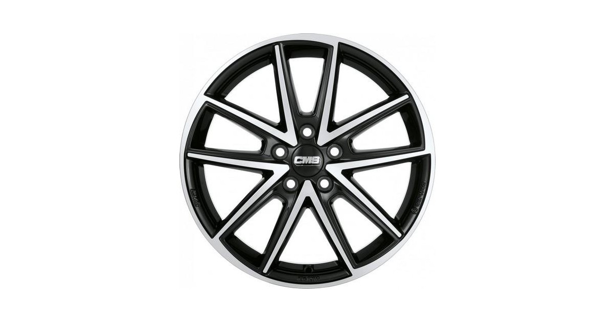 Jante ALU, CMS C30 Diamant Noir Brillant, 8X18 5/112 ET39, Alésage 66.5