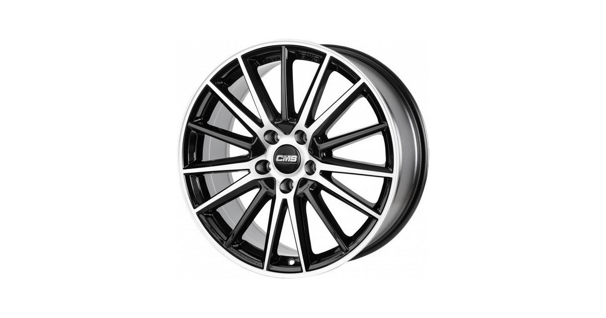 Jante ALU, CMS C23 Diamant Noir Brillant, 8X18 5/112 ET48, Alésage 66.6