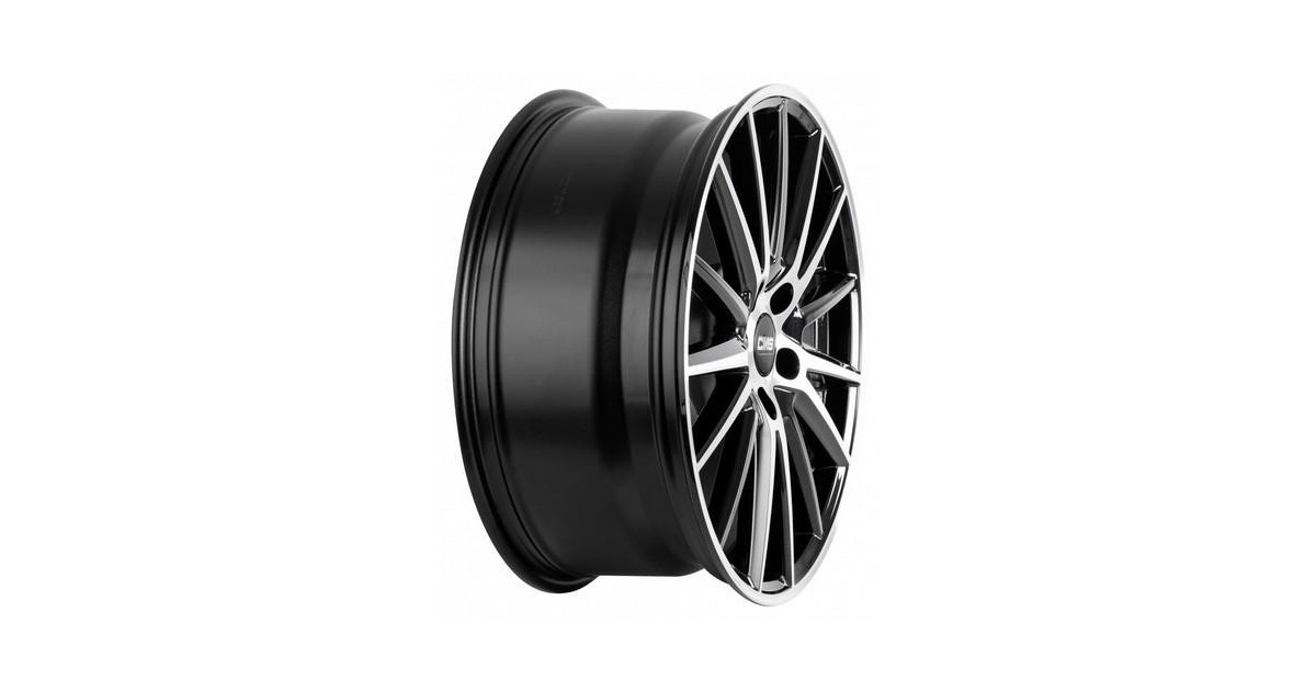 Jante ALU, CMS C23 Diamant Noir Brillant, 8X18 5/108 ET48, Alésage 63.4