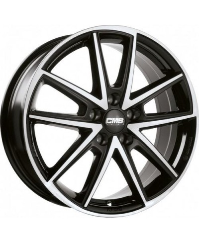 Jante ALU, CMS C30 Diamant Noir Brillant, 7X17 5/114.3 ET50, Alésage 67.2