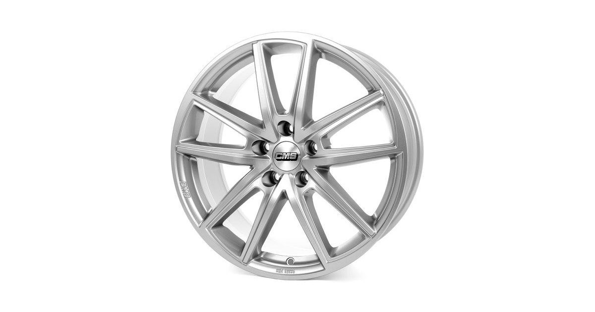 CMS 8x18 5/112 ET39 C30 Racing Silver ,alésage 66.5(6)