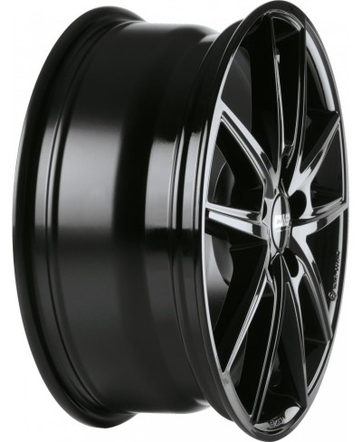 Jante ALU, CMS C30 Noir Brillant, 7X17 5/108 ET47.5, Alésage 63.4