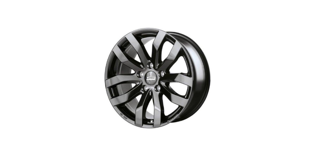 Jante ALU, CMS C22 Noir Brillant, 7.5X17 5/114.3 ET40, Alésage 60.1