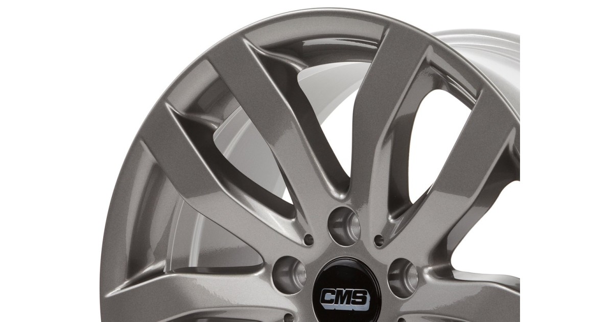 Jante ALU, CMS C22 Titane Brillant, 7.5X17 5/112 ET30, Alésage 66.5