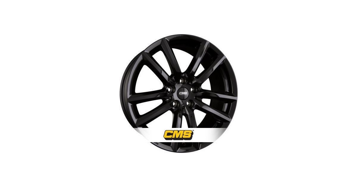 CMS C27 Complete Black Gloss , 7x17 5/114,3 ET53  ,alésage 67.1(2)