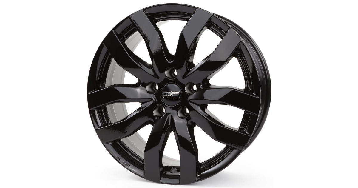 Jante ALU, CMS C22 Noir Brillant, 6.5X16 5/112 ET46, Alésage 57.1