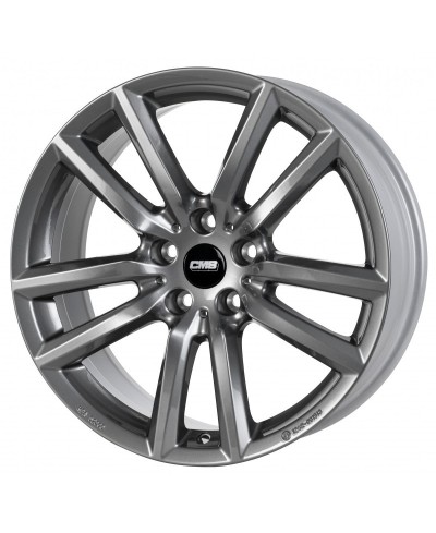 Jante ALU, CMS C27 Titane Brillant, 6.5X16 5/112 ET46, Alésage 57,1
