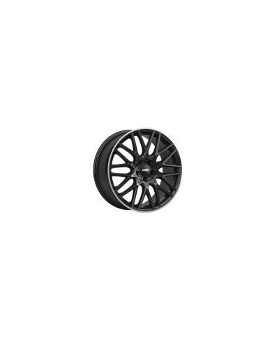 CMS 7x17 5/112 ET49 C25 Diamond Rim Black , alésage 57.1