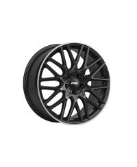 CMS 7x17 5/112 ET49 C25 Diamond Rim Black , alésage 57.1