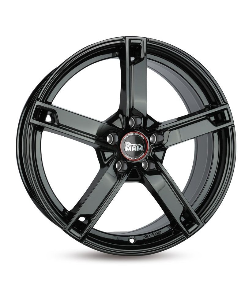 MAM W4 6,5Jx16 5/105 ET38 56,6 , BLACK PAINTED