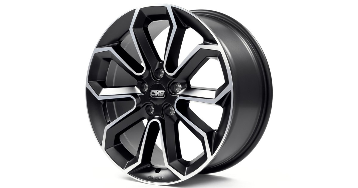 Jante ALU, CMS C20 Diamant Noir Mat, 7.5X17 5/112 ET47, Alésage 66.5