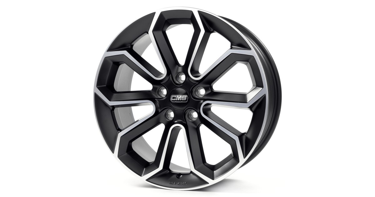 Jante ALU, CMS C20 Diamant Noir Mat, 7.5X17 5/112 ET47, Alésage 66.5
