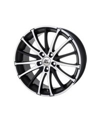 Jante Alu ET47 5/112 ML66,5(6) CMS LM 7.5x17 C20 noir mat face polie