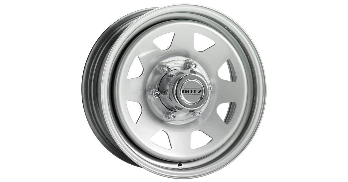 Jante Alu Dotz  Pharao Silver , 6x15 5x139,7 ET45 , Alésage 110.1