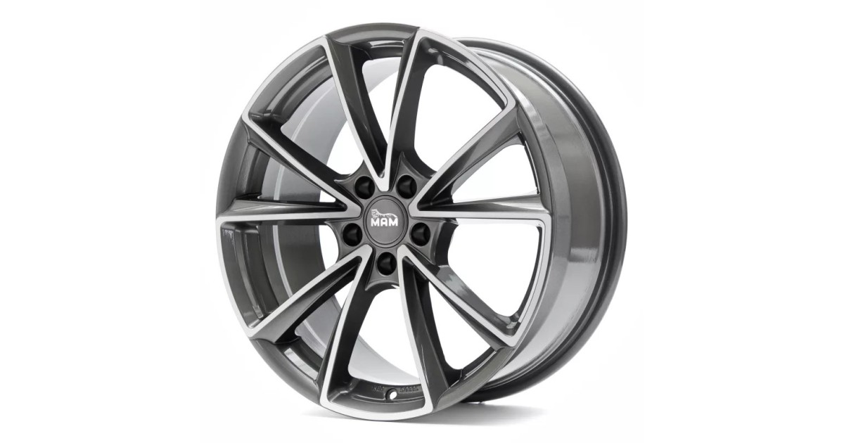 MAM A5 PALLADIUM FRONT POLISH 8x18 5/112 ET35 Alésage 66,6