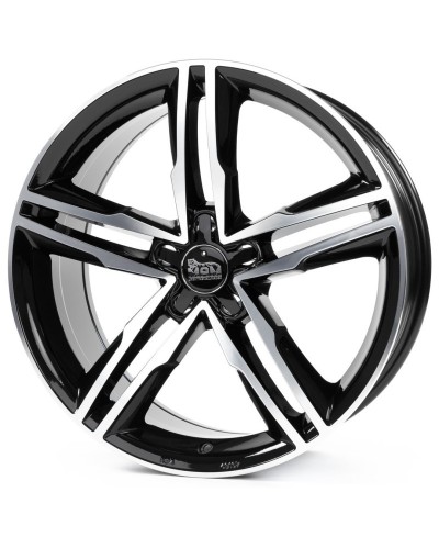 MAM A1 BLACK FRONT POLISH 8x18 5/112 ET30 Alésage 66,6
