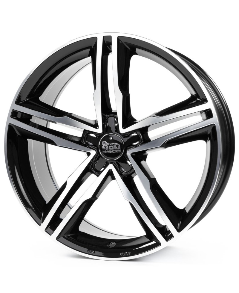 MAM A1 BLACK FRONT POLISH 8x18 5/112 ET30 Alésage 66,6