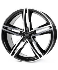 MAM A1 BLACK FRONT POLISH 8x18 5/112 ET30 Alésage 66,6