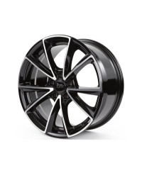 MAM A5 BLACK FRONT POLISH 8x18 5/112 ET45 ,Alésage 66,6
