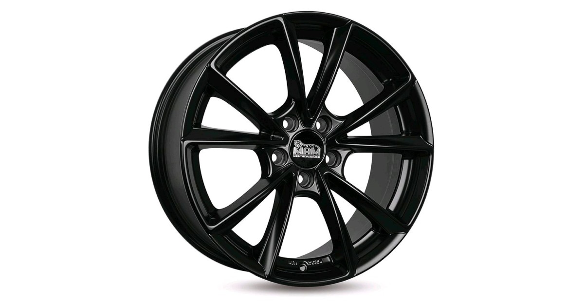 Jante Alu ET45 5/112 ML66,6 MAM LM 8x18 , A5 BLACK FRONT POLISH