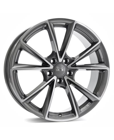 Jante Alu ET45 5/112 ML66,6 MAM LM 8x18 , A5 BLACK FRONT POLISH