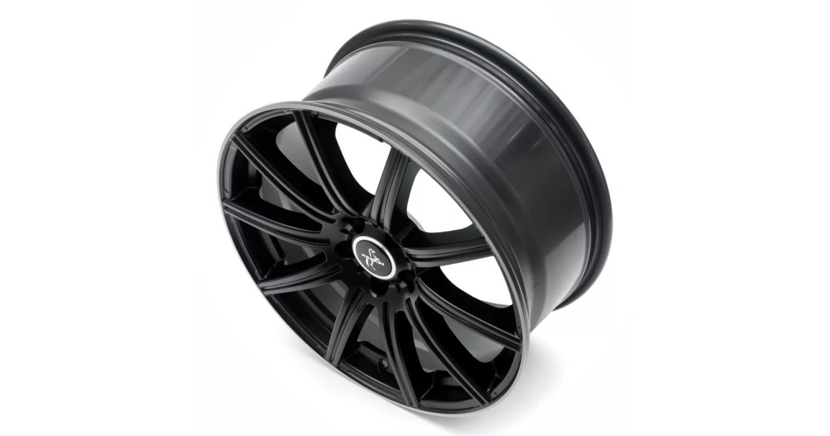 KESKIN KT16 Dynamic MATT BLACK LIP POLISH 8,5x19 5/112 ET30 Alésage 66,6