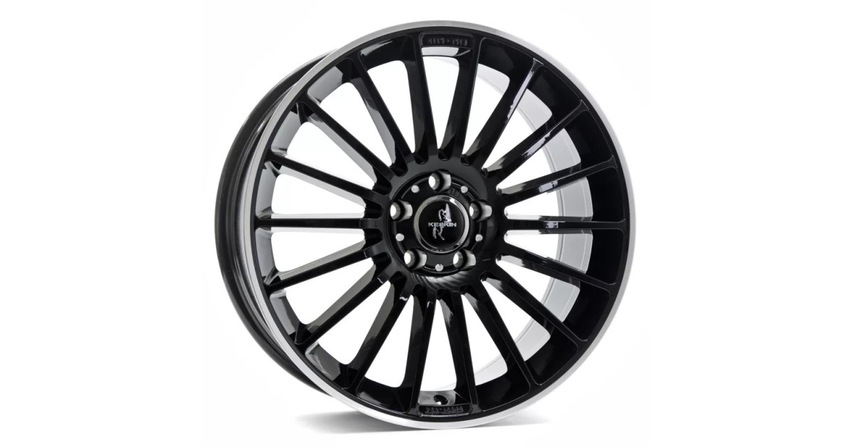 KESKIN KT15 Speed BLACK LIP POLISH 8,5x19 5/112 ET30 Alésage 66,6