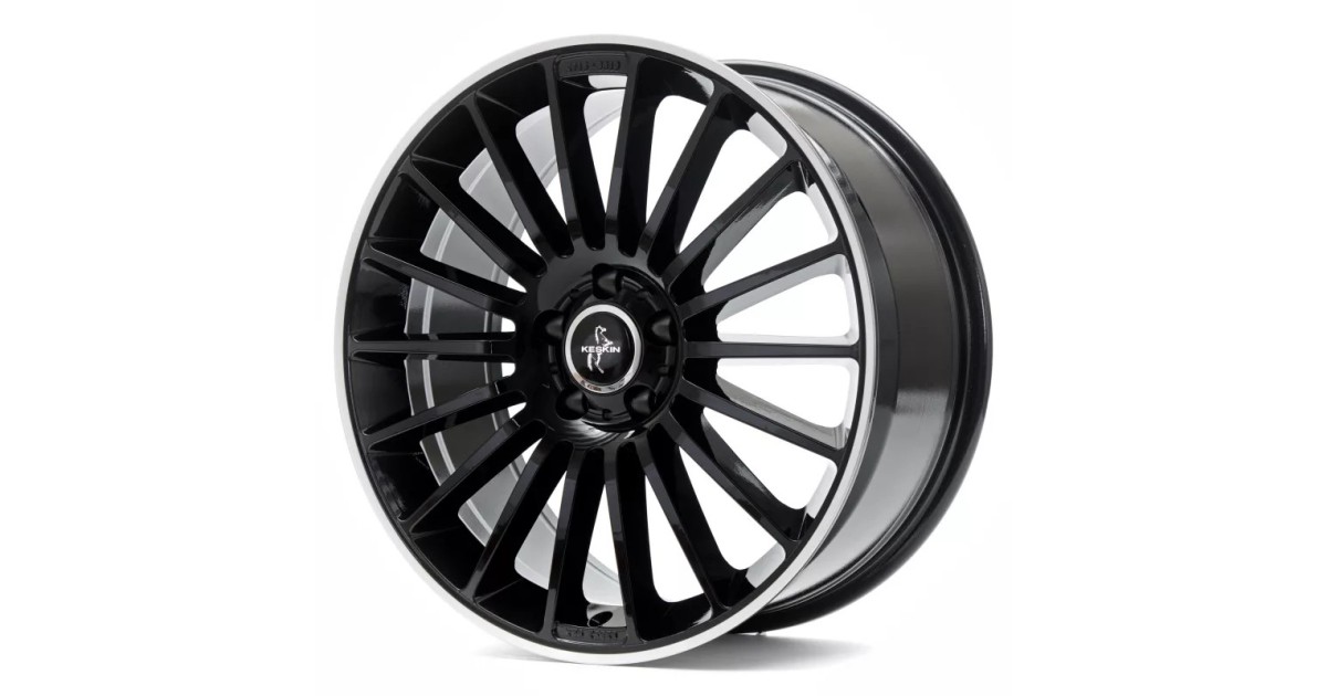 KESKIN KT15 Speed BLACK LIP POLISH 8,5x19 5/112 ET45 Alésage 66,6