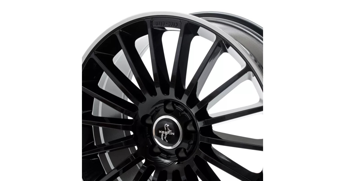 KESKIN KT15 Speed BLACK LIP POLISH 8x18 5/112 ET30 Alésage 66,6