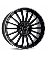 KESKIN KT15 Speed MATT BLACK LIP POLISH 8x18 5/112 ET30 Alésage 66,6