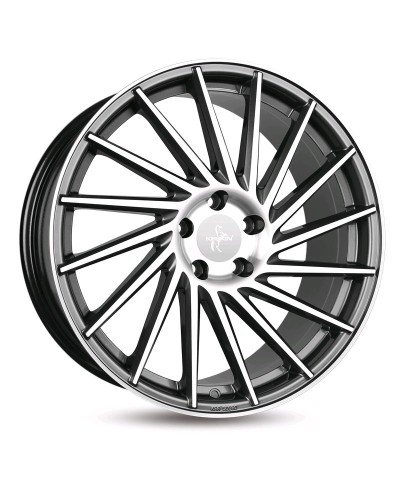 KESKIN KT17 Hurricane PALLADIUM FRONT POLISH 8x18 5/112 ET30 Alésage 72,6