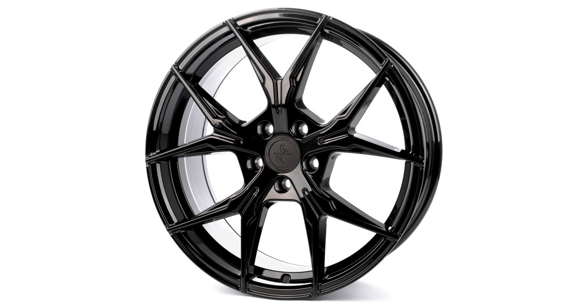 KESKIN KT19 Angel BLACK PAINTED 8x18 5/112 ET30 Alésage 72,6