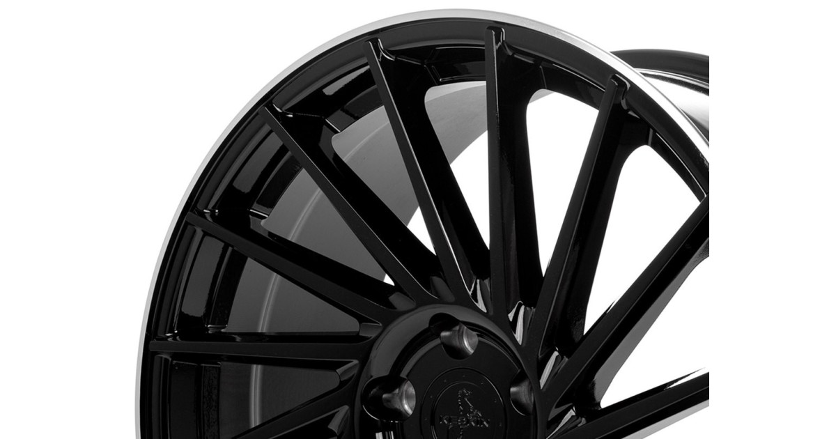 KESKIN KT17 Hurricane BLACK LIP POLISH 8x18 5/112 ET30 Alésage 72,6