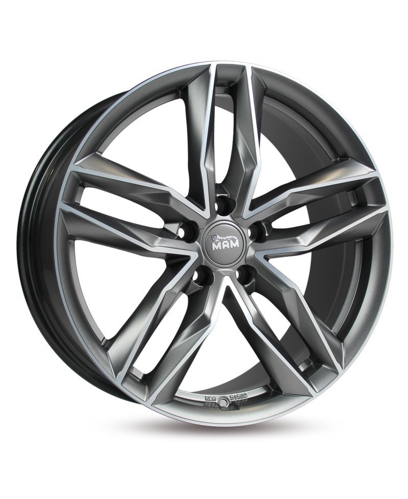 MAM RS3 Matt palladium front polish 8x18 5/ 112 ET30 , Alésage 66,6